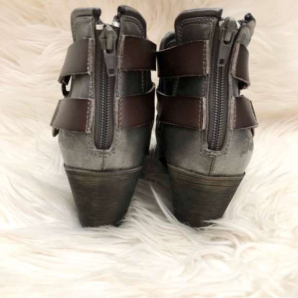 Blowfish leather ankle boots in pewter/brown - Picture 5 of 8